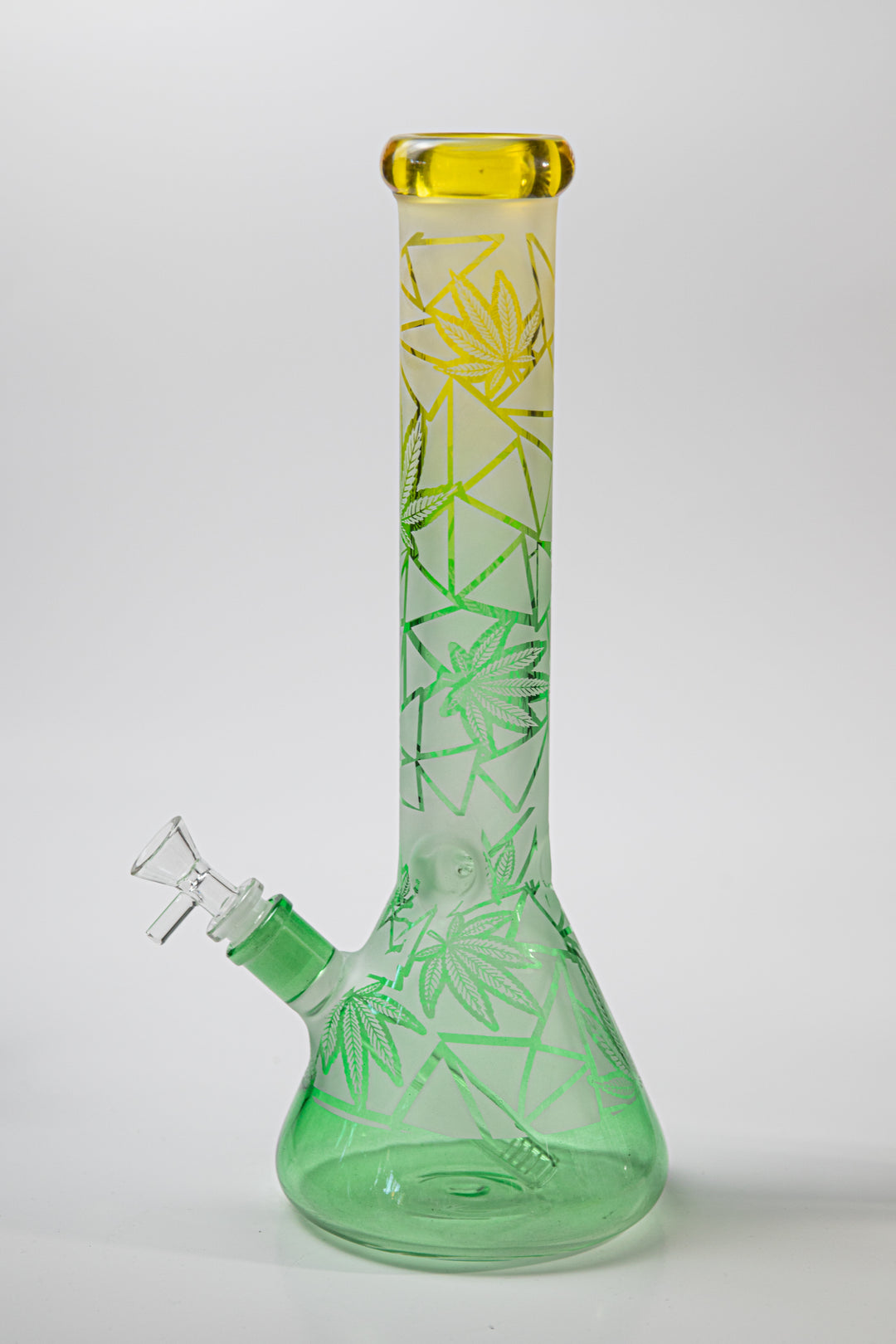 Water Pipe Beaker Leafs
