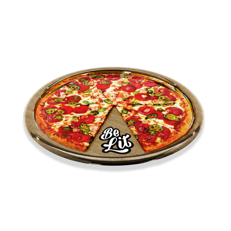 Be Lit Round Rolling Tray, Slice