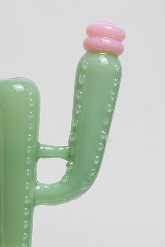 Cactus Water Pipe – an 8-inch rig designed for weed and dabs. Available for sale, this exceptional piece features a Cactus shape design, a bowl piece for weed, and a bent-down stem bubbler, offering a unique smoking experience inspired by the beauty of cacti . Dry herb only