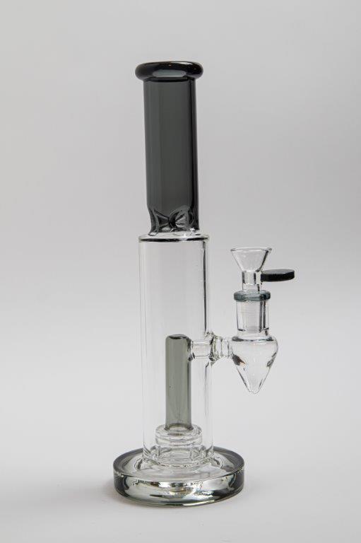 Grey & Clear Water Pipe with Tornado Perc