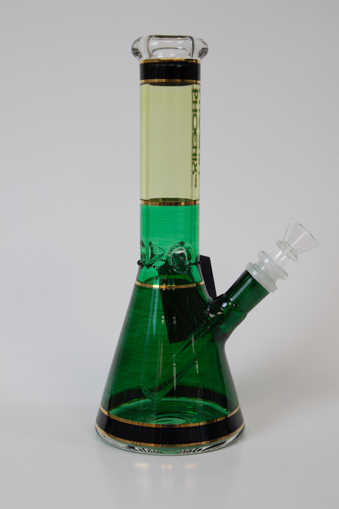 Phoenix 10-inch Glass Beaker Water Pipe Bong – Very Light Green and stoner-approved. Classic beaker design, a down stem, and an affordable tag – it's all here for sale. Secure your laid-back sessions with this gem, featuring a male 14mm bowl piece Can be use for dabs/dry herb  . Only  Quality glass  