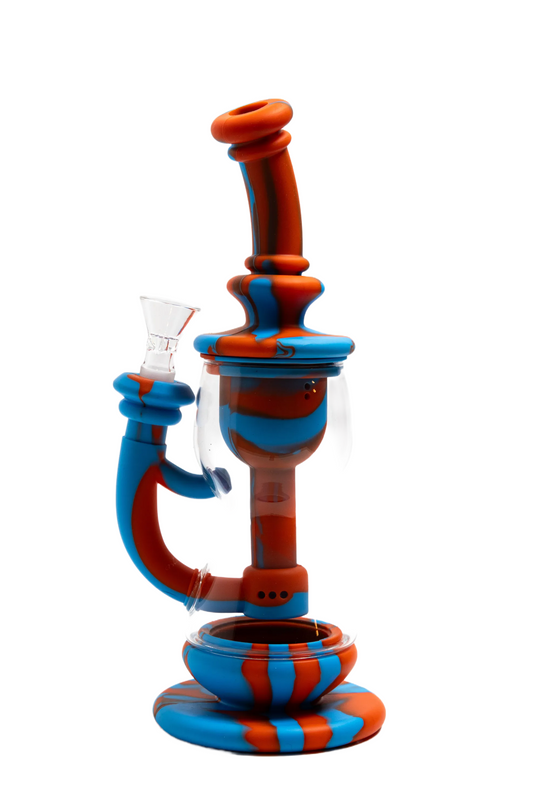 Silicone and Glass Water Pipe