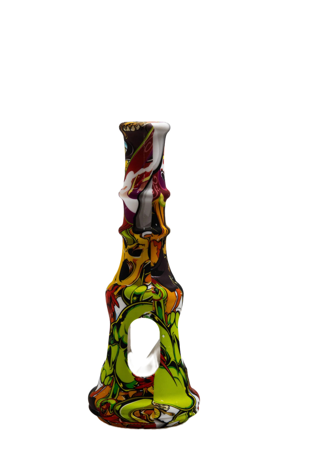 Silicone with Glass Water Pipe