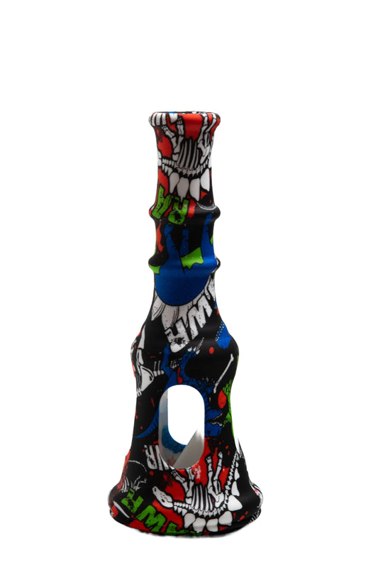 Silicone with Glass Water Pipe