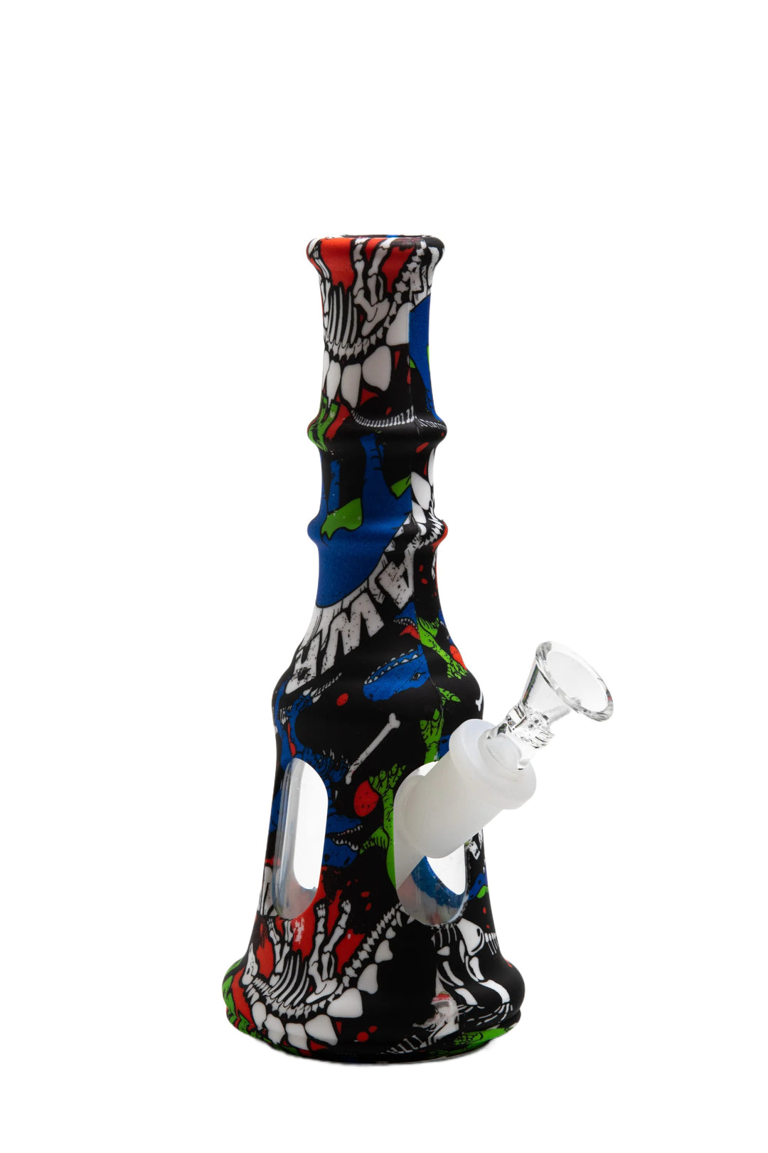 Silicone with Glass Water Pipe