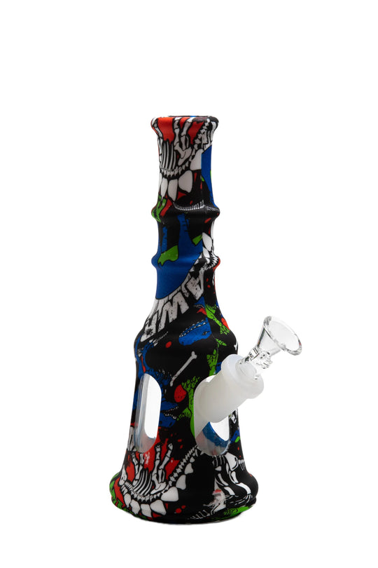 Silicone with Glass Water Pipe