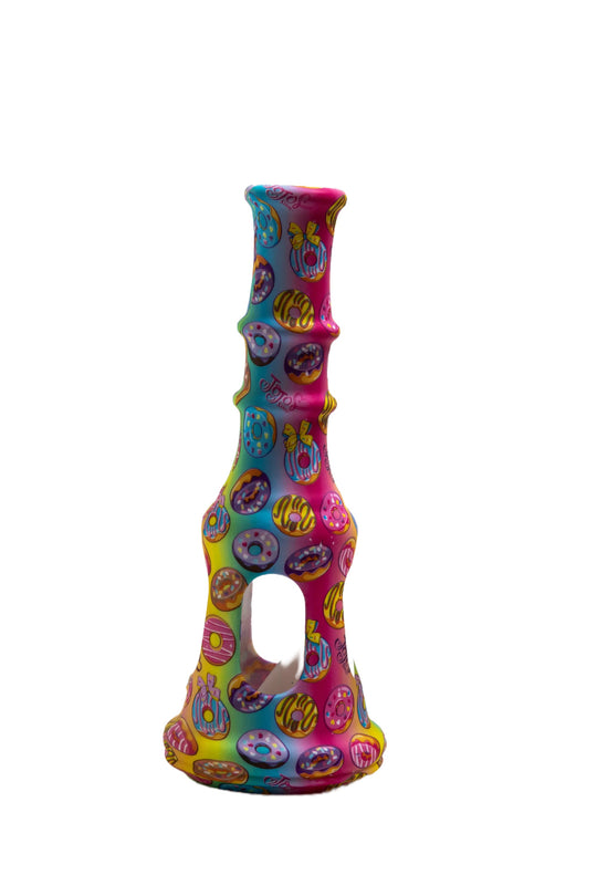 Silicone with Glass Water Pipe