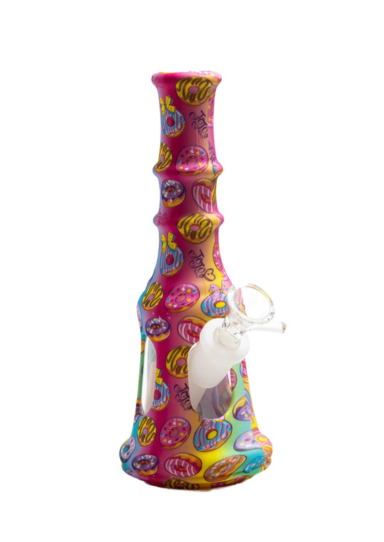 Silicone with Glass Water Pipe