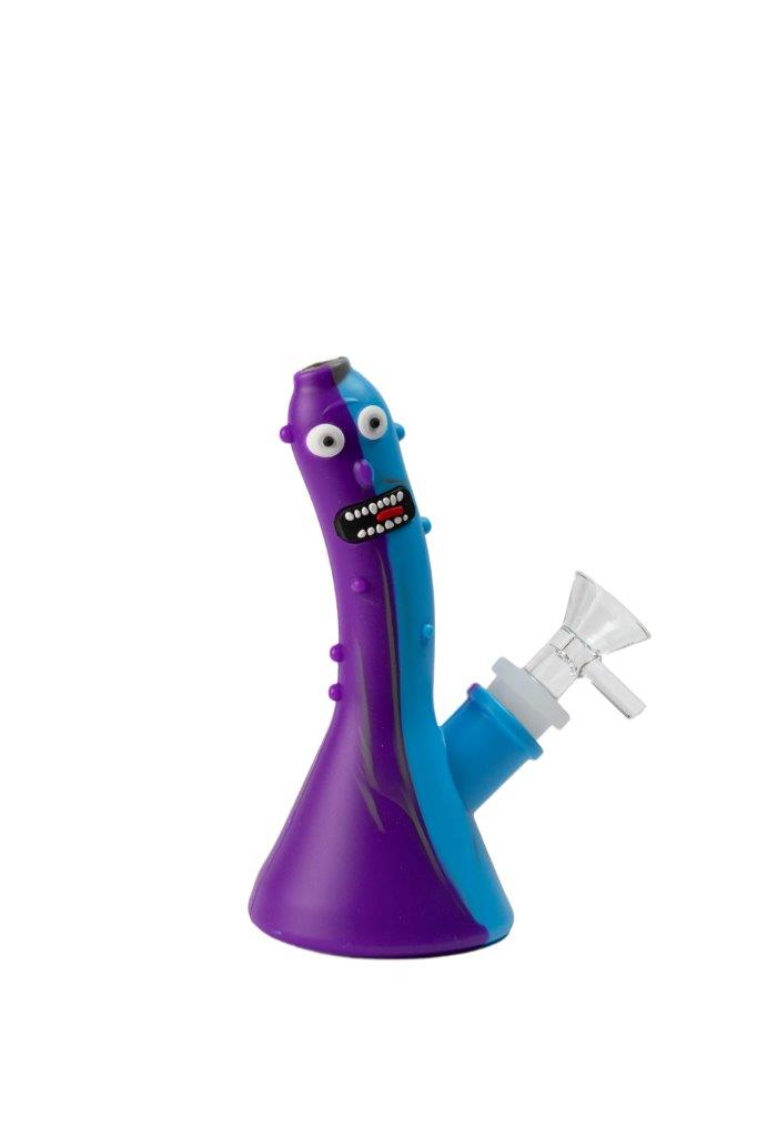 Pickle Rick Silicone Water Pipe