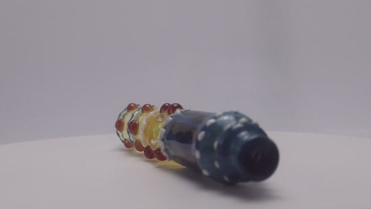 8-inch Flute Hand Pipe – a weed maestro in a steamer shape glass design that produces big clouds.