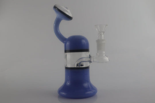 Purple curve stem water pipe