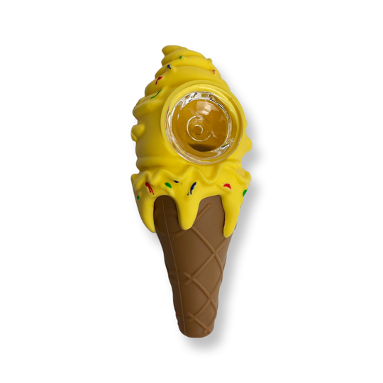 Ice cream Cone silicone hand pipe