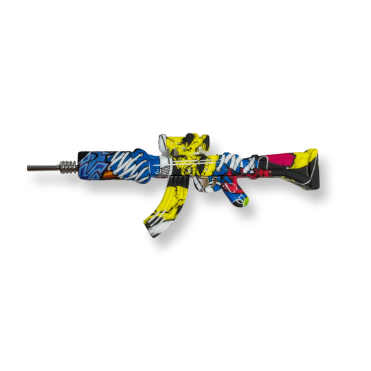 Graphic Silicone AK 47 nectar collector