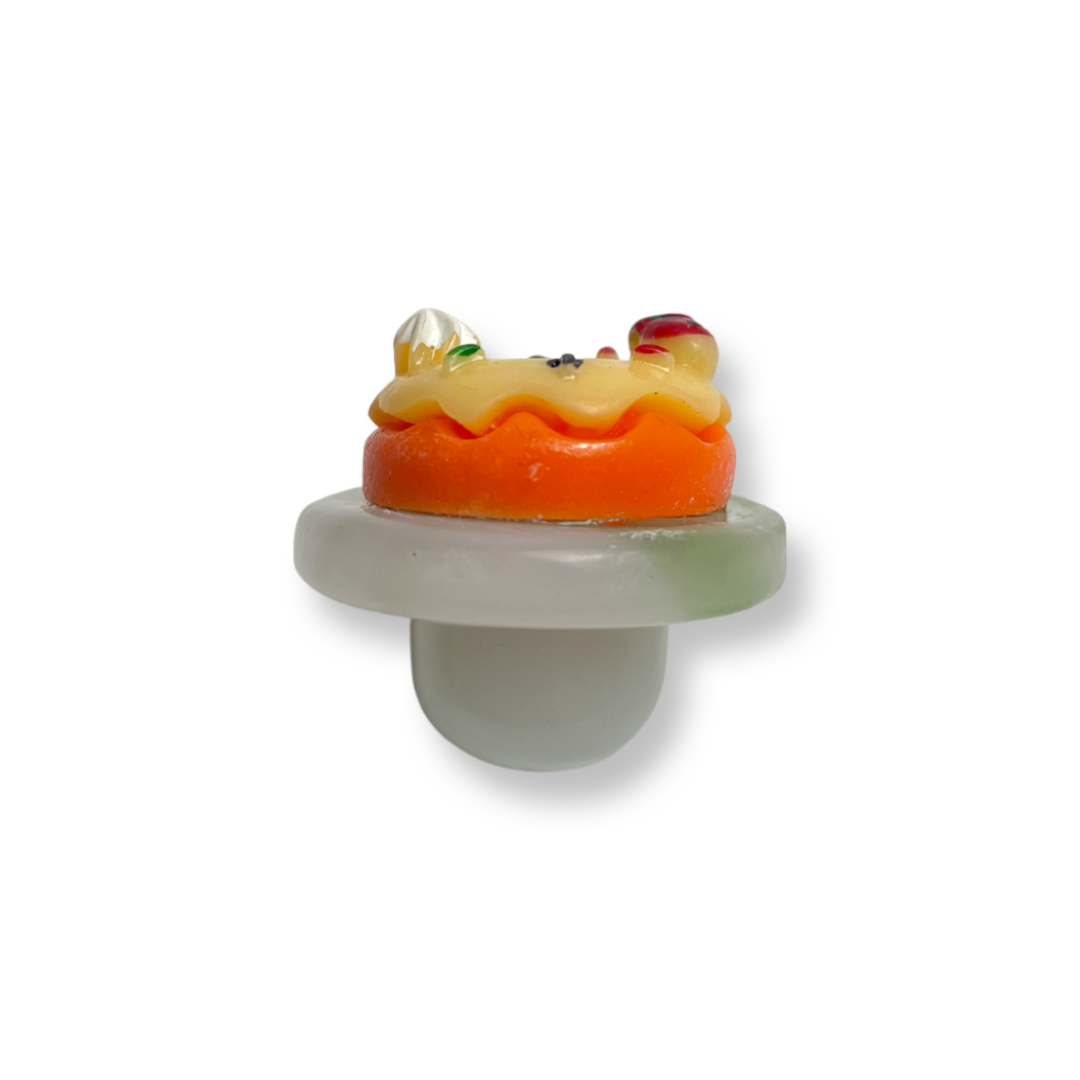 Donut carb cap