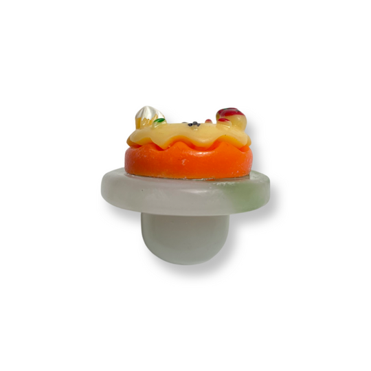 Donut carb cap
