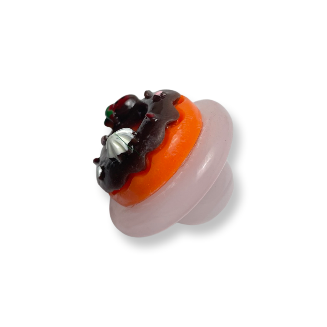 Donut carb cap
