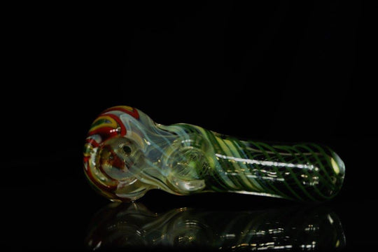 Rasta Double Trouble Hand Pipe 4 inch