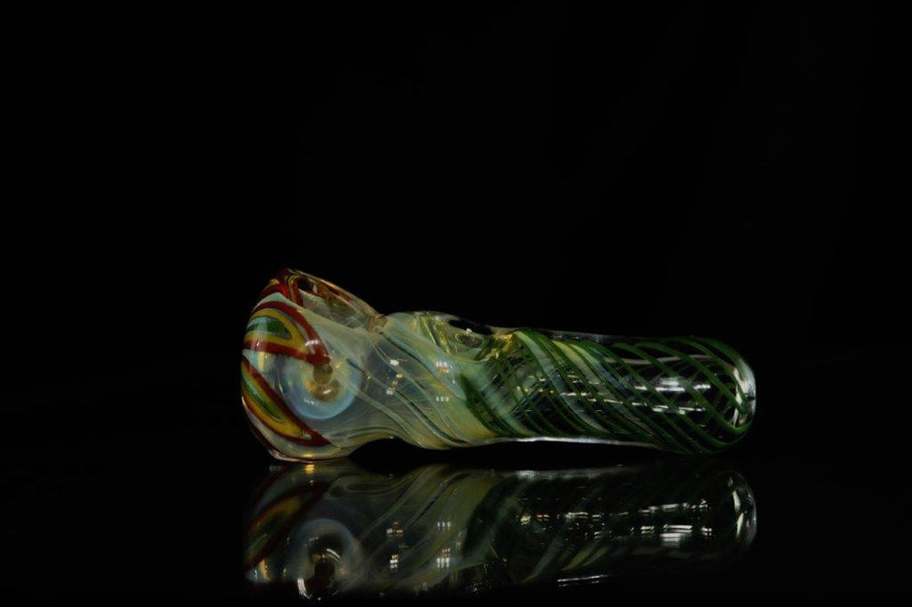 Rasta Double Trouble Hand Pipe 4 inch