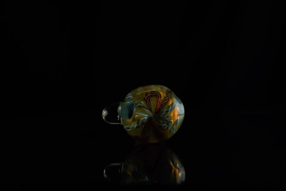 Blue And Red Swirl Hand Pipe